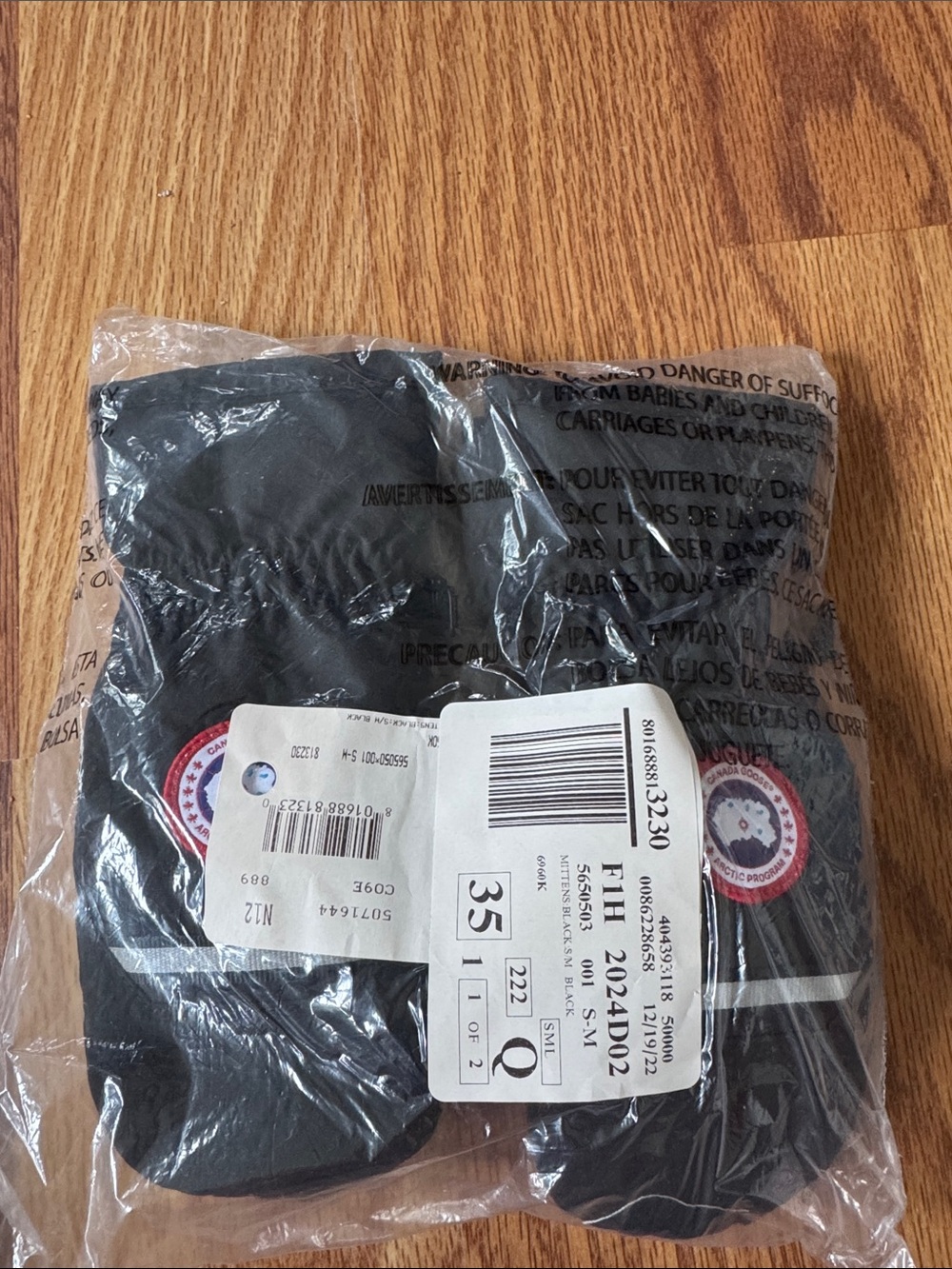 Canada Goose Toddler Mittens Gloves